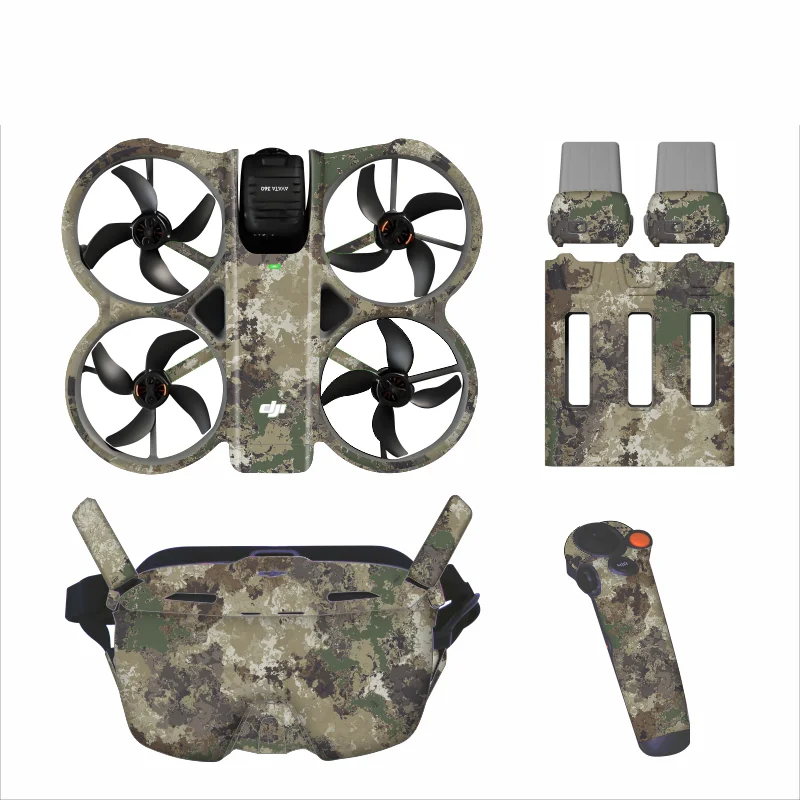 Фото Декоративные наклейки и защитная пленка для DJI AVATA 360, очков N3/RC Motion 3, зарядного устройства для батарей, аксессуары №5