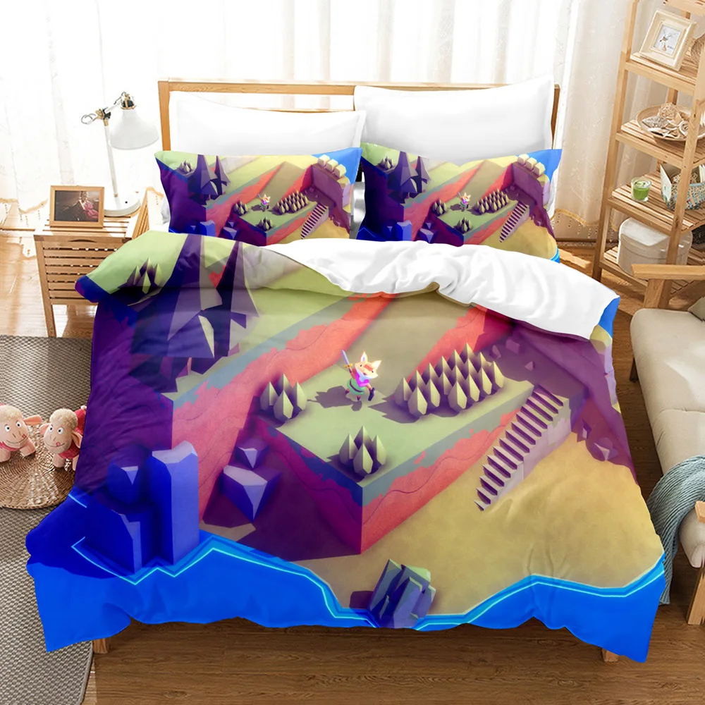 

Double Twin Full Queen King Adult Kids Bedclothes Quilt Cover 3D Printed Tunic Bedding Set Anime Game Duvet Cover