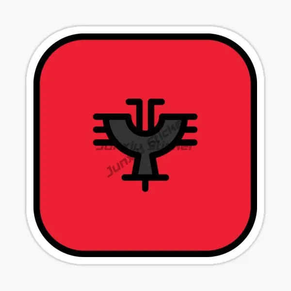 AL Албания флаг карта национальный герб Орел креативная наклейка из ПВХ для