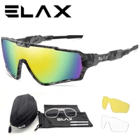 exla new 3 lens cycling glasses mtb bike protection eyewear running fishing sports men women polarized bicycle sunglasses tn 9