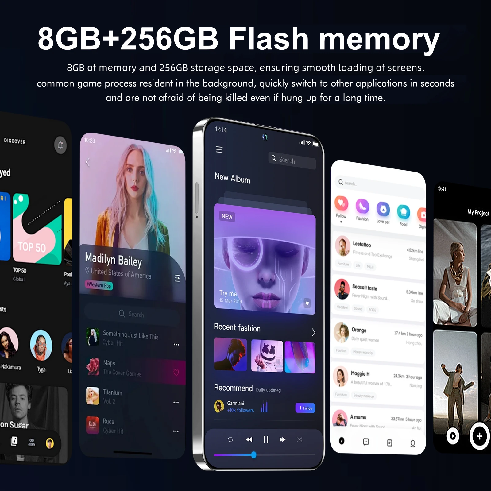 Фото FUFFI-S25 Pro, смартфон Android, 6,56 дюйма, 8 ГБ ОЗУ, 256 ГБ ПЗУ, двойная SIM-карта, мобильный телефон, магазин Google Play, 16 + 32 МП, 5500 мАч, branslees №5