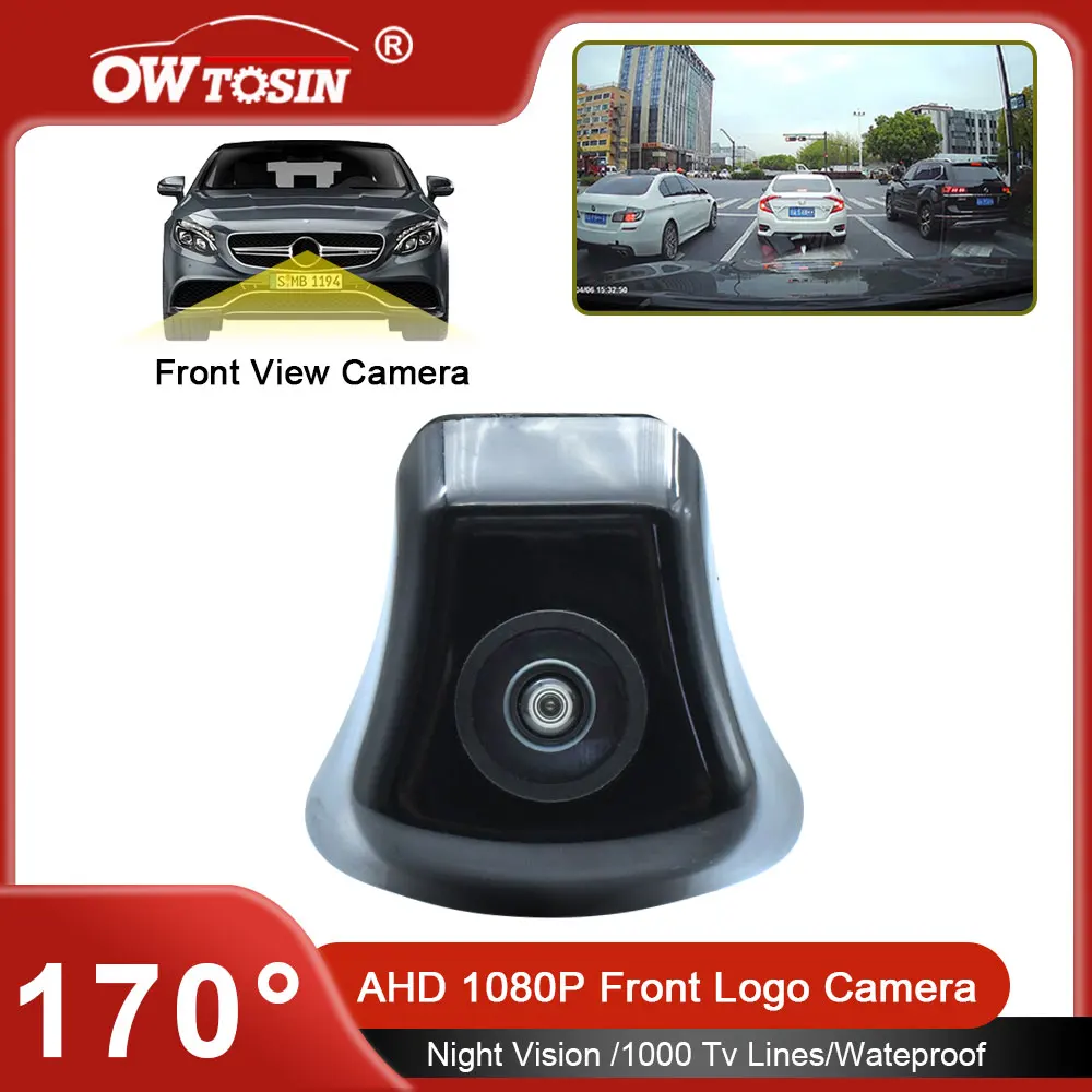 Для Audi Q2 Q3 Q5 Q7 A1 A8 S8 SQ2 SQ5 SQ7 RSQ3 TT TTS TTRS Автомобильный логотип Камера переднего вида AHD