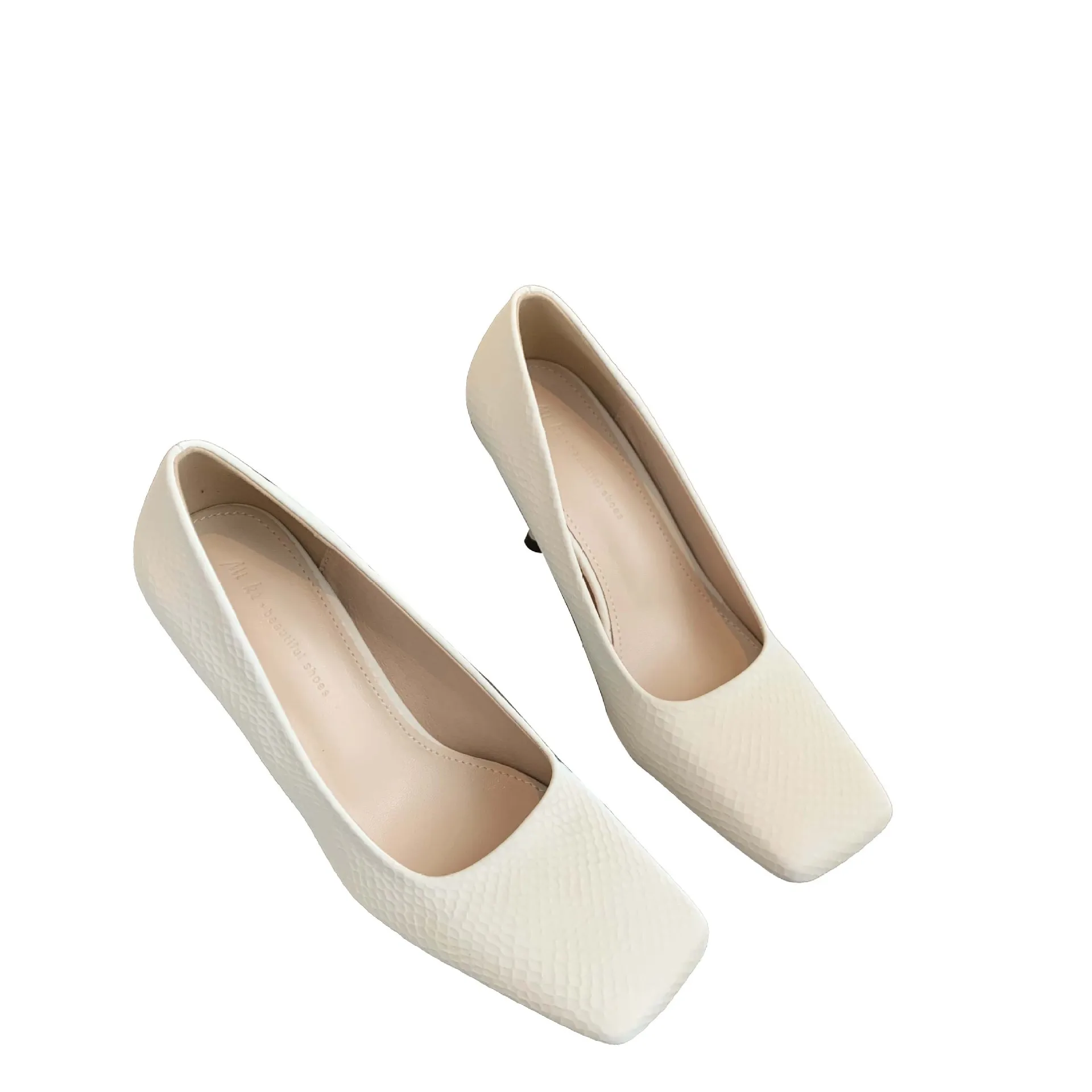 Туфли-лодочки женские на танкетке заостренный носок квадратный шнуровка