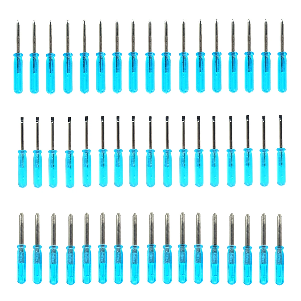 50Pcs Mini 3/2/1.6Mm Cacciavite A Testa Incrociata Scanalato A Lama Piatta Piccolo Per Telefono Cellulare Xbox 360 Riparazione Controller Wireless Ape