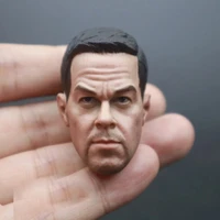 16 scale model markwahlberg head carving sculpt male version model headplay for 12 inch action figure male body collection
