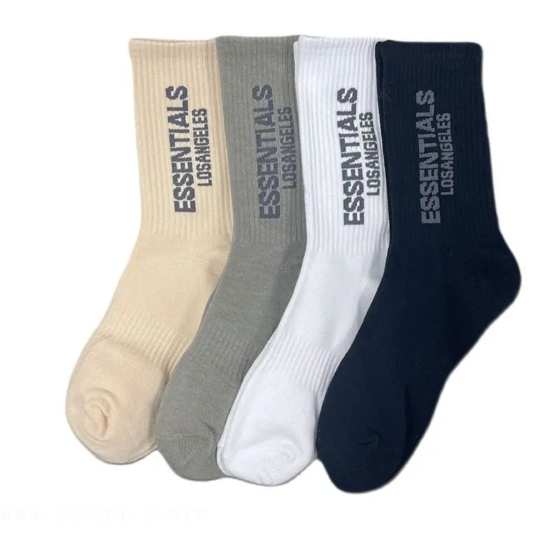 4Pairs/Lot European and American Hip-hop Fashion Personalized Men and Women Socks Skateboard Casual Cotton Middle Tube Stocking