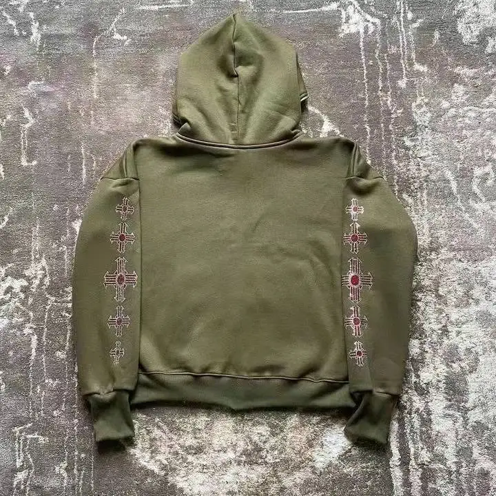 Новинка 2022 Y2K брендовый Камуфляжный кардиган на молнии с мультяшным принтом