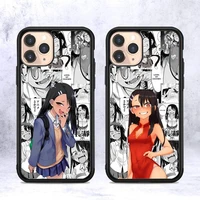 toplbpcs nagatoro san anime phone case silicone pctpu case for iphone 11 12 13 pro max 8 7 6 plus x se xr hard fundas