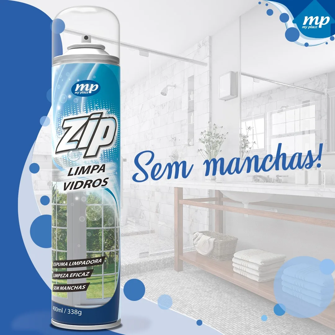 

Wipe Glass 400 ml. Zip Clean My Place