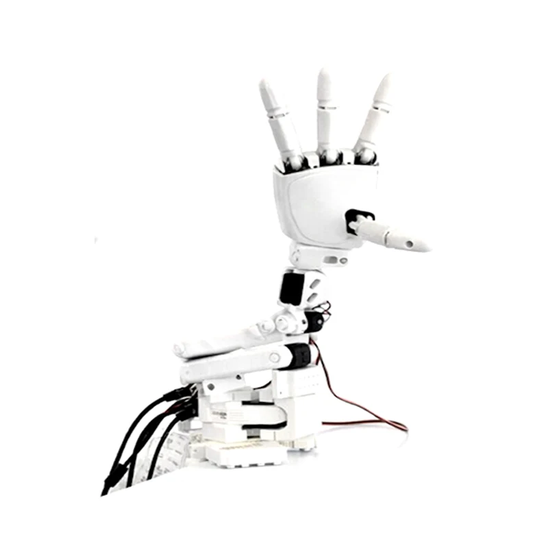Фото Собранная роботизированная рука SO-ARM101 с роботизированной рукой Amazinghand: недорогой ИИ-робот SO101 Master Arm для проекта LeRobot Hugging Face №2