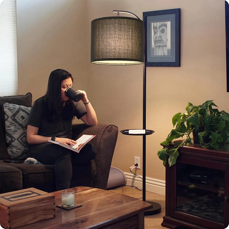 Черный абажур для лампы GTBL барабана 13 дюймов сверху снизу 10 высотой сменный