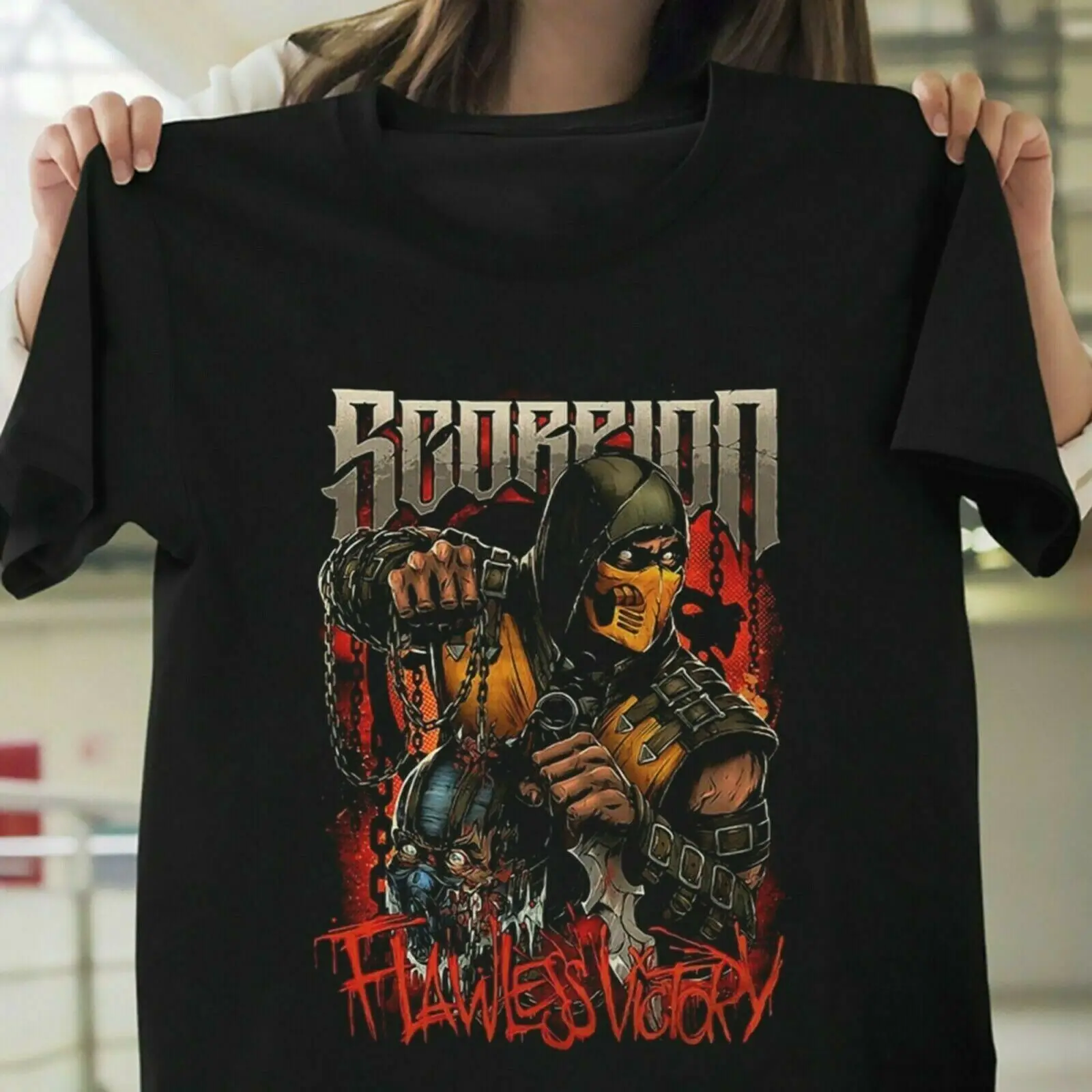 

Mortal Kombat Scorpion Flawless Victory T-Shirt S-3XL