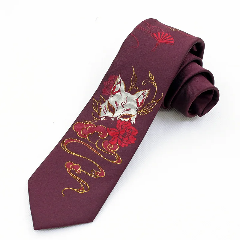 Галстуки из аниме лисы JK Харадзюку одежда для мужчин женщин студентов кавайный