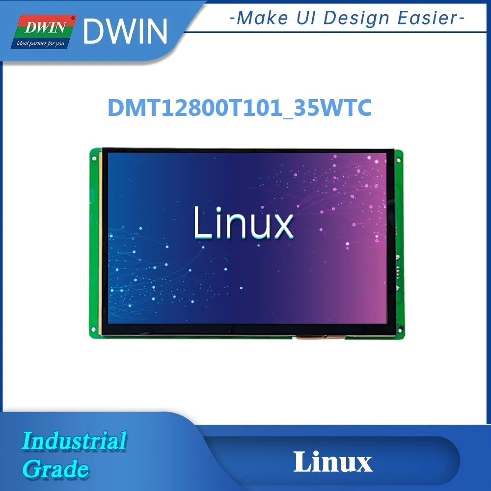 

DWIN Linux System 10.1 Inch 1280*800 Industrial LCD Module Terminal IPS-TFT-LCD Touch Screen with RS232 and RS422 Port