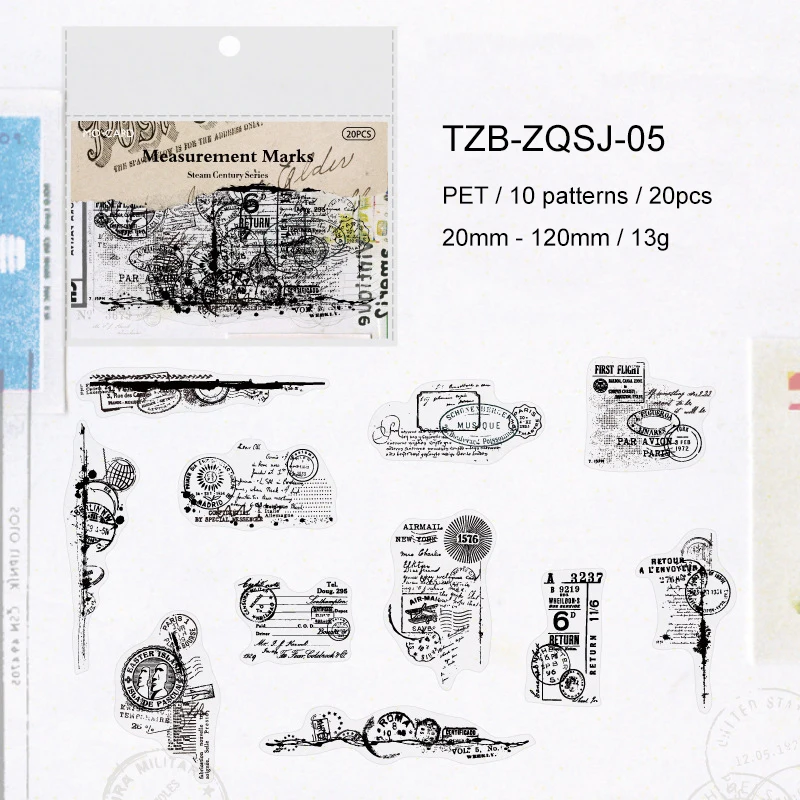 

Винтажная наклейка Steam Century для скрапбукинга