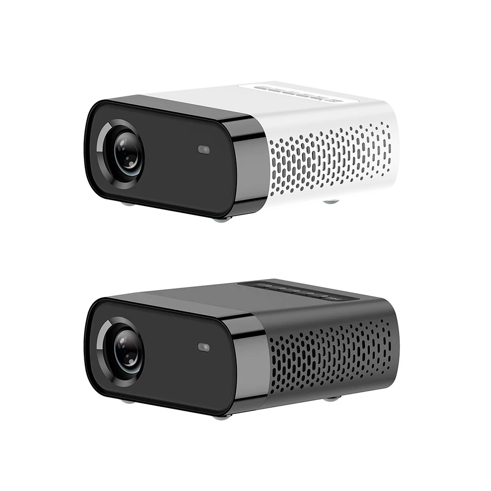 

Foqucy GX100 Projector 1800lm TFT LCD Screen LED Portable Projector Media Player HDMI-compatible Mini Media Player Video Beamer