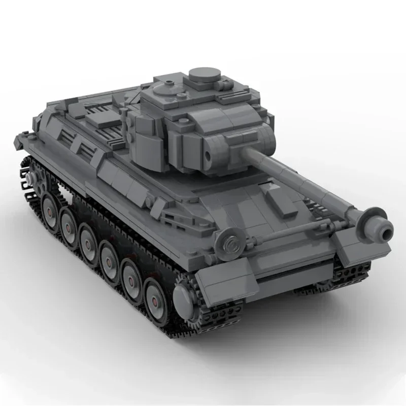 Военная модель Moc строительные кирпичи 44 м TAS венгерский средний танк технология