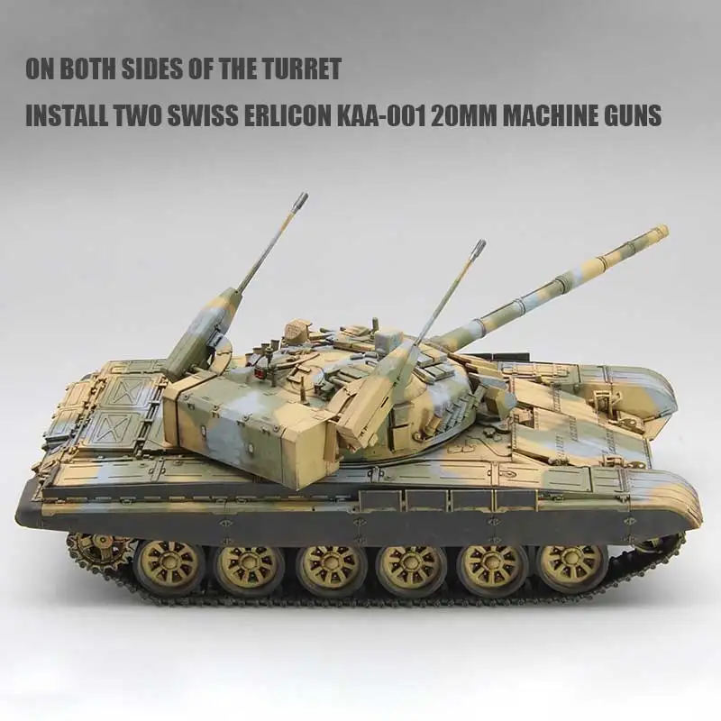 Забавный хобби пластиковая сборка модельный комплект 35A039 T72M2 основной боевой