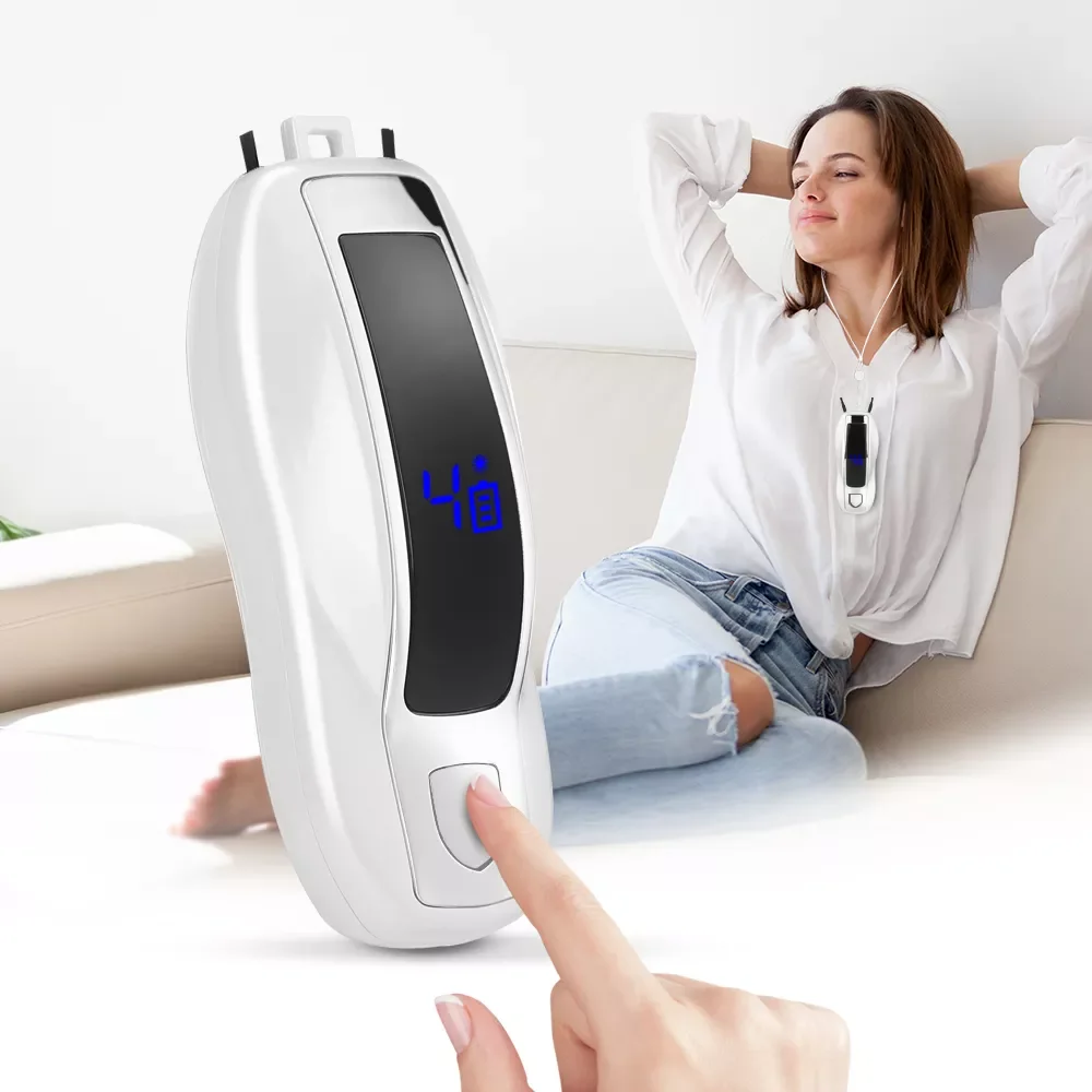 

Purifier LED Display Personal Air Necklace Negative Ion Air Freshener Ionizer Low Noise for Adults Kids the Elderly