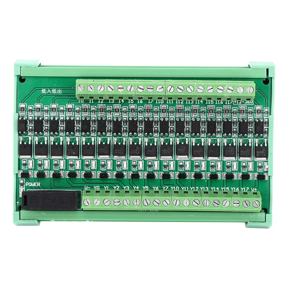

16-Channel Plc Amplifier Board Isolation Relay Board Input NPN Output NPN 12-36V DC 16-channel 16-channel 16-channel 16-channel