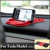 wedoi car phone holder for tesla model 3yxs wireless car phone holder dashboard cell phone holder for car