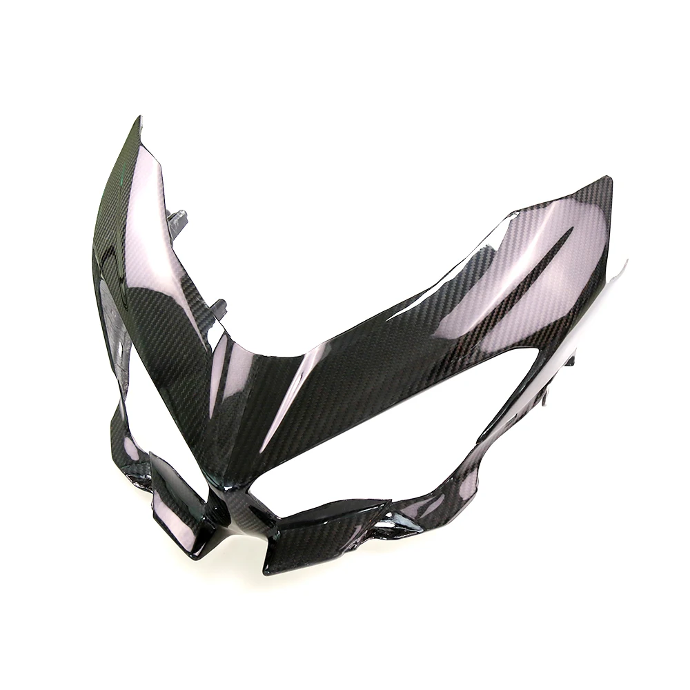 

For Kawasaki Ninja 400 2018 2019 Carbon Fiber Parts Head Light Front Fairing Headlight Shade Motorcycle Accessories