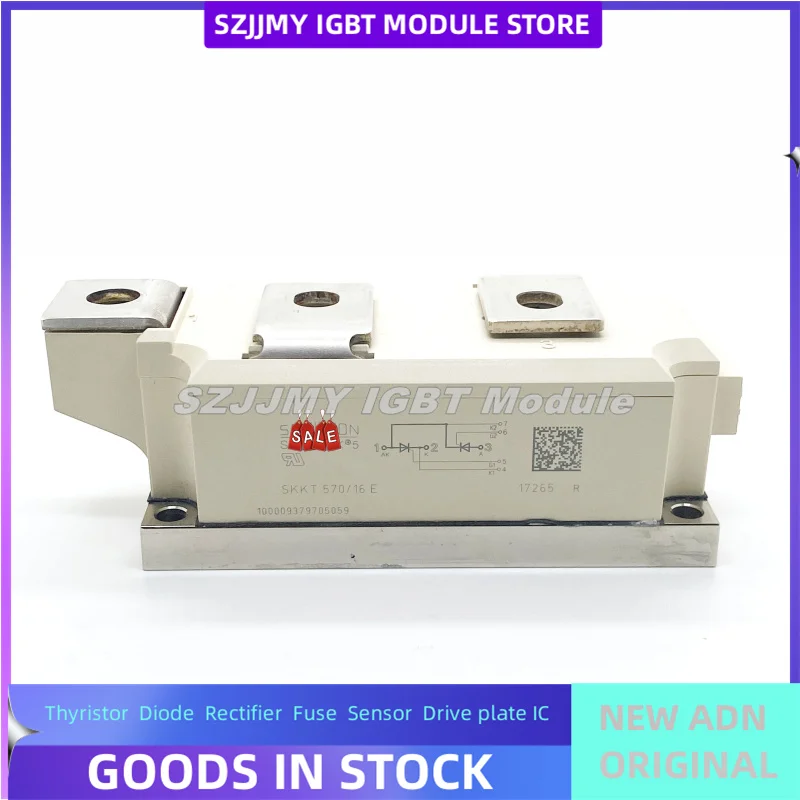 

SZJJMY IGBT модуль SKKT570-16E Бесплатная доставка Новая и оригинальная Стандартная гарантия качества