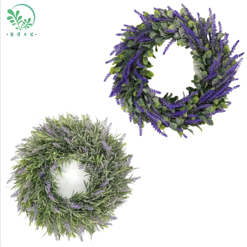 

Simulated Lavender Wreath Simulated Plant Home Decoration Wedding Plant Wall Scenery Simulated Artificial Flowers Home Decor
