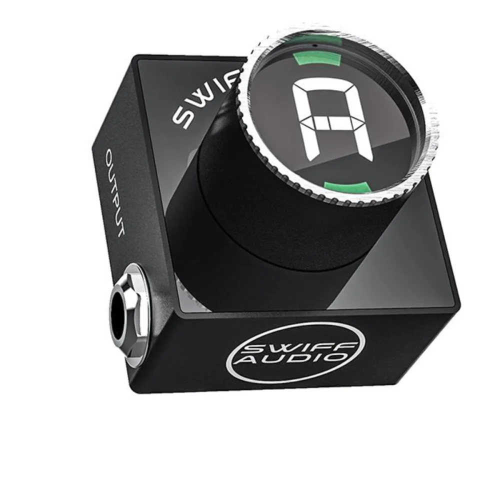 

SWIFF C10 Pedal Tuner For Electric Guitar Bass Mute Tuning HD Display LED Adjustable A4 Range Value 430-449Hz Guitar Accessories