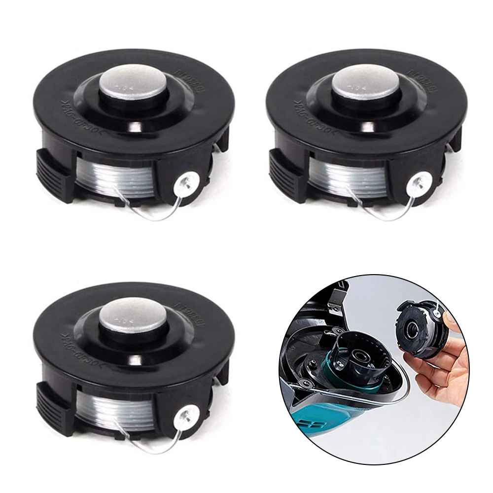 

Spool Head+Spool Cover Trimmer Head Nylon For Makita Tap&Go 195858-1 196146-9 DUR181Z DUR141 DUR180 For Makita Grass Trimmer