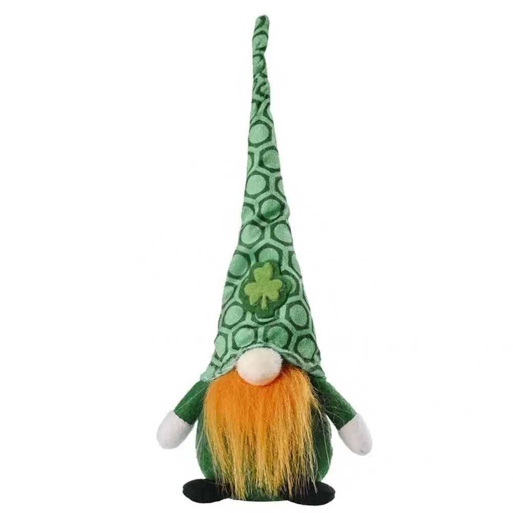 

Dwarf Toy Eco-friendly Lightweight Unique Pattern Lovely Faceless Plush Dwarf Toy Gifts Party Prop Gnome Toy for Office