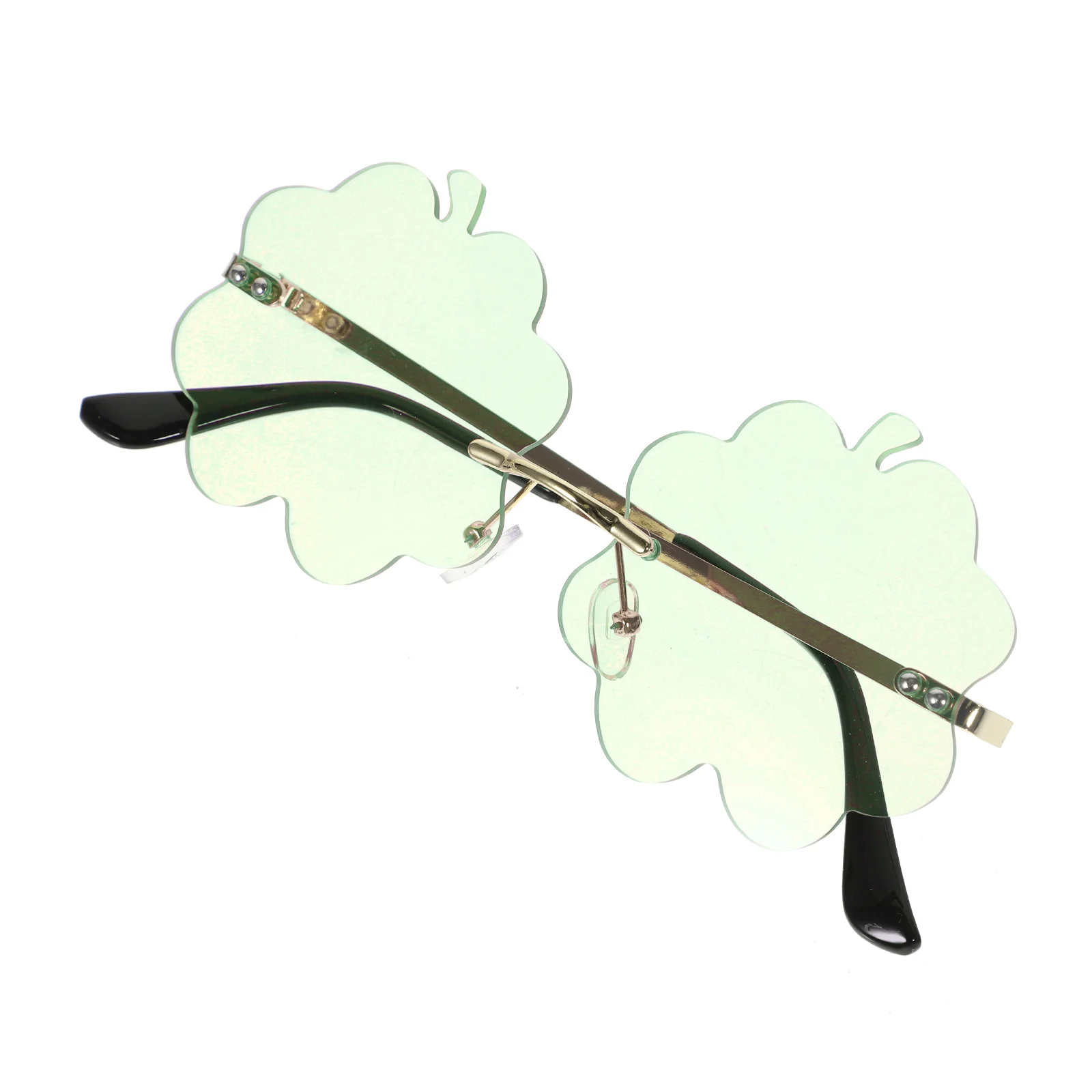 

1 Pair Rimless Eyeglasses Funny Sunglasses Props Party Eyeglasses Decoration