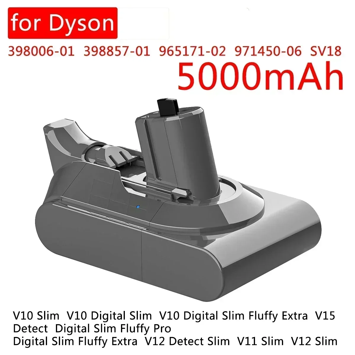 СУ Батарея для Dyson V11 398006 398857 -01-01 965171 -02 971450 -06 SV18 V10 Slim Digital Fluffy Extra V15 Detect Extr