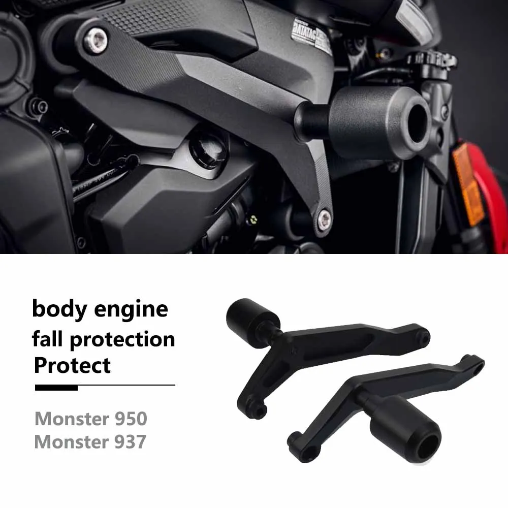 

For DUCATI Monster950 Monster 950 937 2021 2022 Motorcycle NEW Falling Protection Frame Slider Fairing Guard Crash Pad Protector