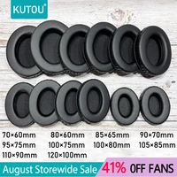 kutou universal oval earpads headphone replacement ear pads cushion soft foam cover ear cups headset repair parts accessories