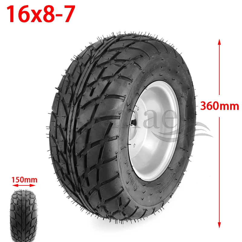 

16x8-7 inch off-road tires and wheels suitable for 125cc 110cc quad bike ATV ATV kart wheel accessories