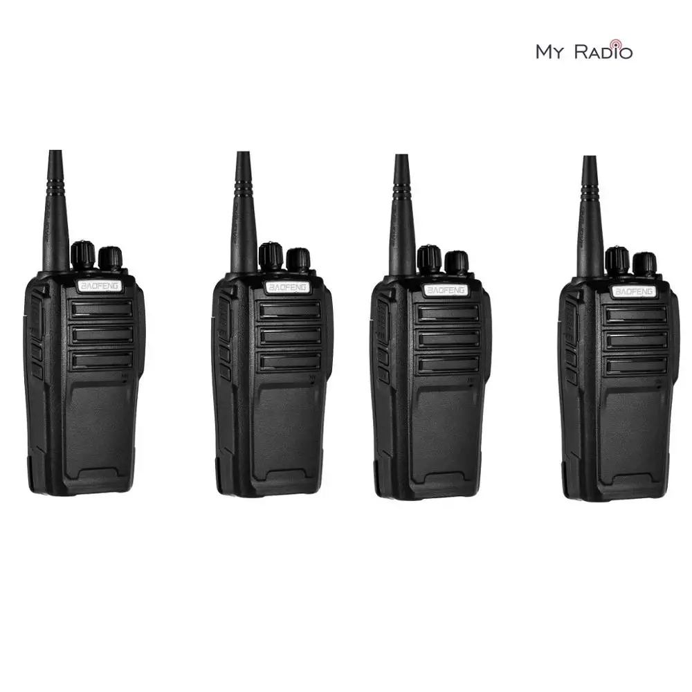 

4 x BAOFENG UV 6 handheld Transceiver 136-174/400-480MHZ UHF/VHF 8W Transmit Power & PTT Headset ham Interphone Walkie Talkie
