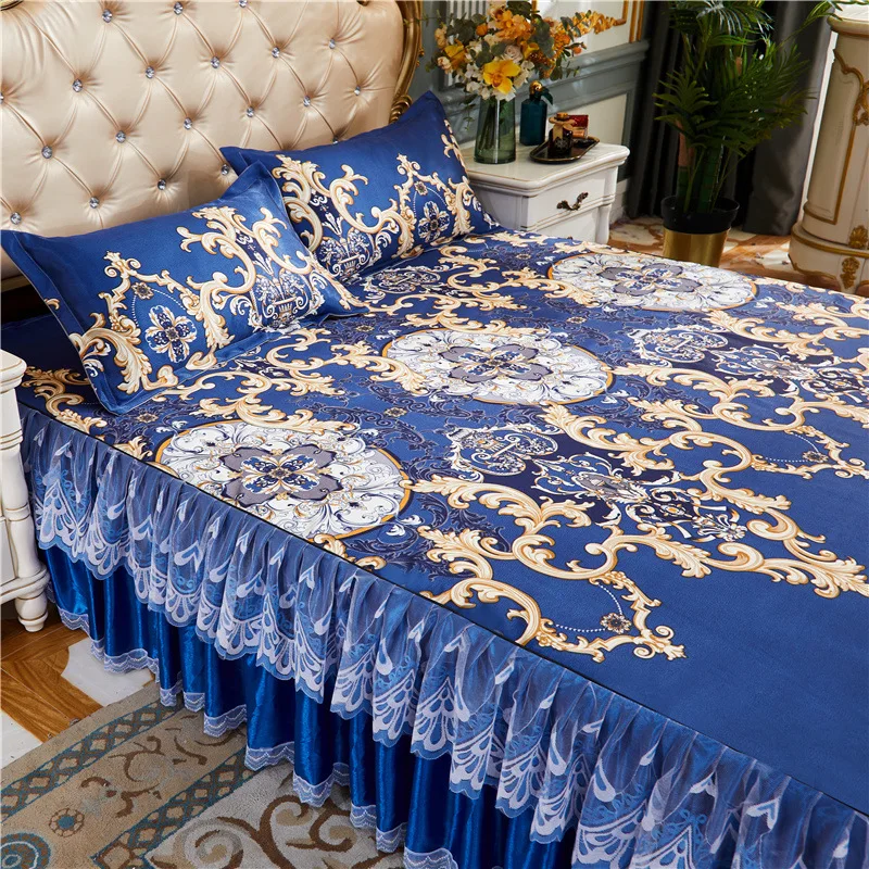 Постельное белье с двойным покрытием Шелковый матрас ледяной подкладкой