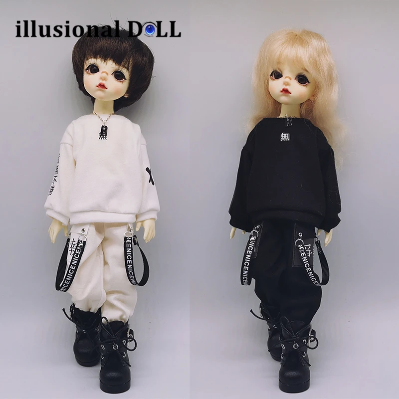 

1/6 1/8 Slim bjd doll clothes for 6 8 point BJD Doll Cool Daily set DIY Toy Gift