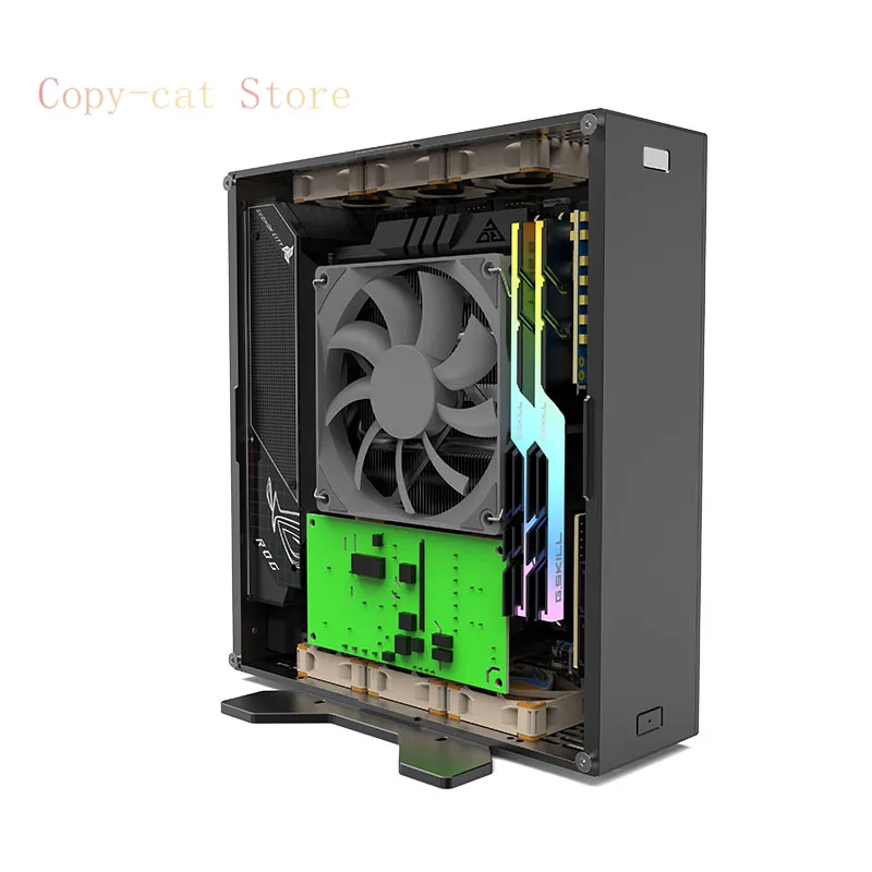 Корпус ITX с ядерным дисплеем Spot 2 2-литровый мини-DC-M2 поддержка встроенного