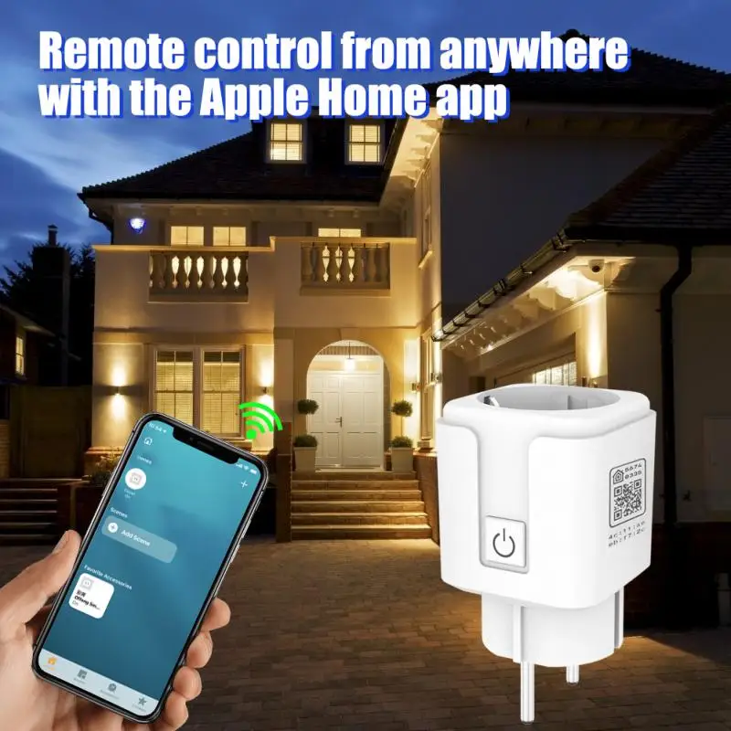 Умная Беспроводная розетка HomeKit с функцией таймера и голосовым управлением |