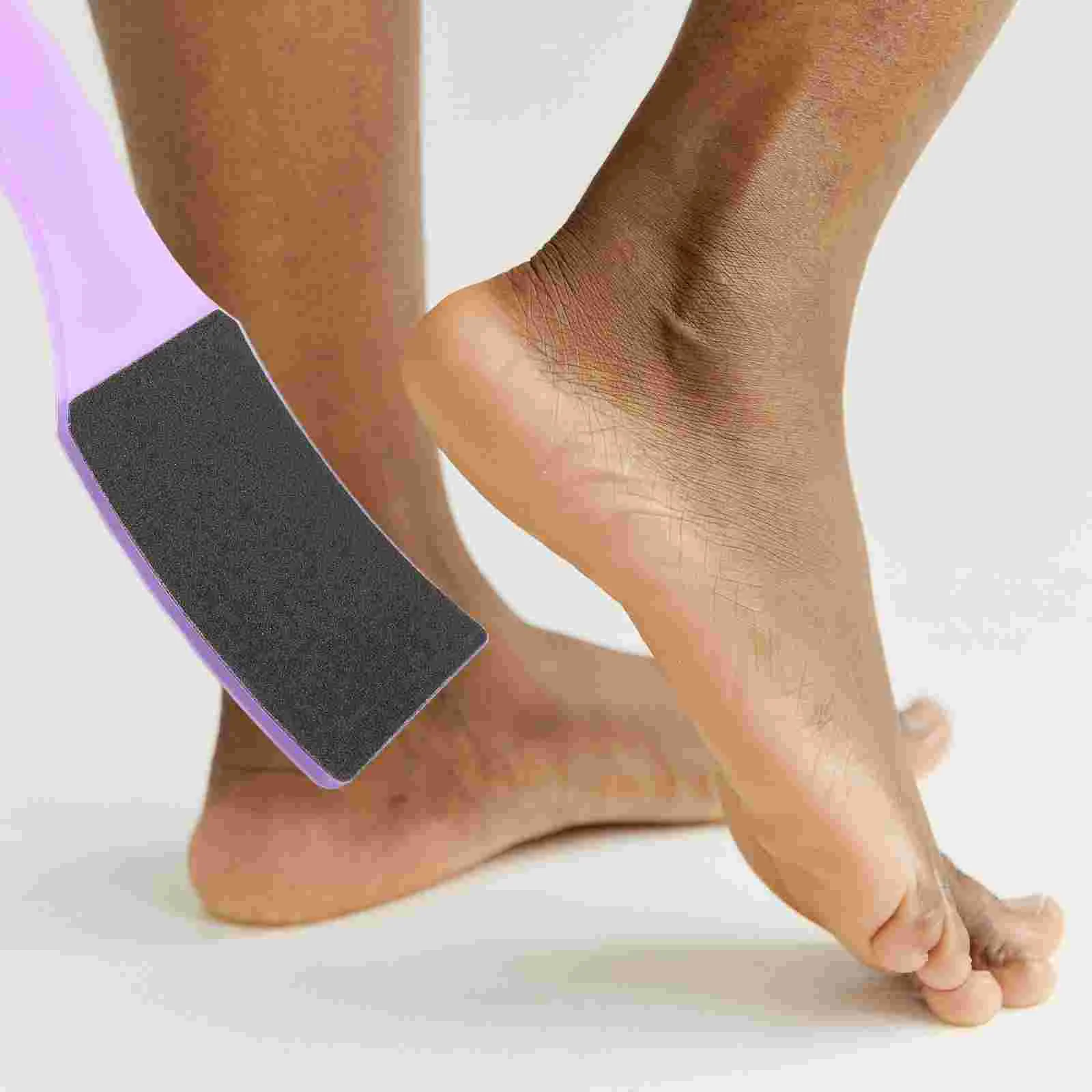 

Двусторонняя пилка для педикюра, пилка для ног, отшелушивающая щетка, Рашпиль для ног, инструмент для ухода за ногами (синий)