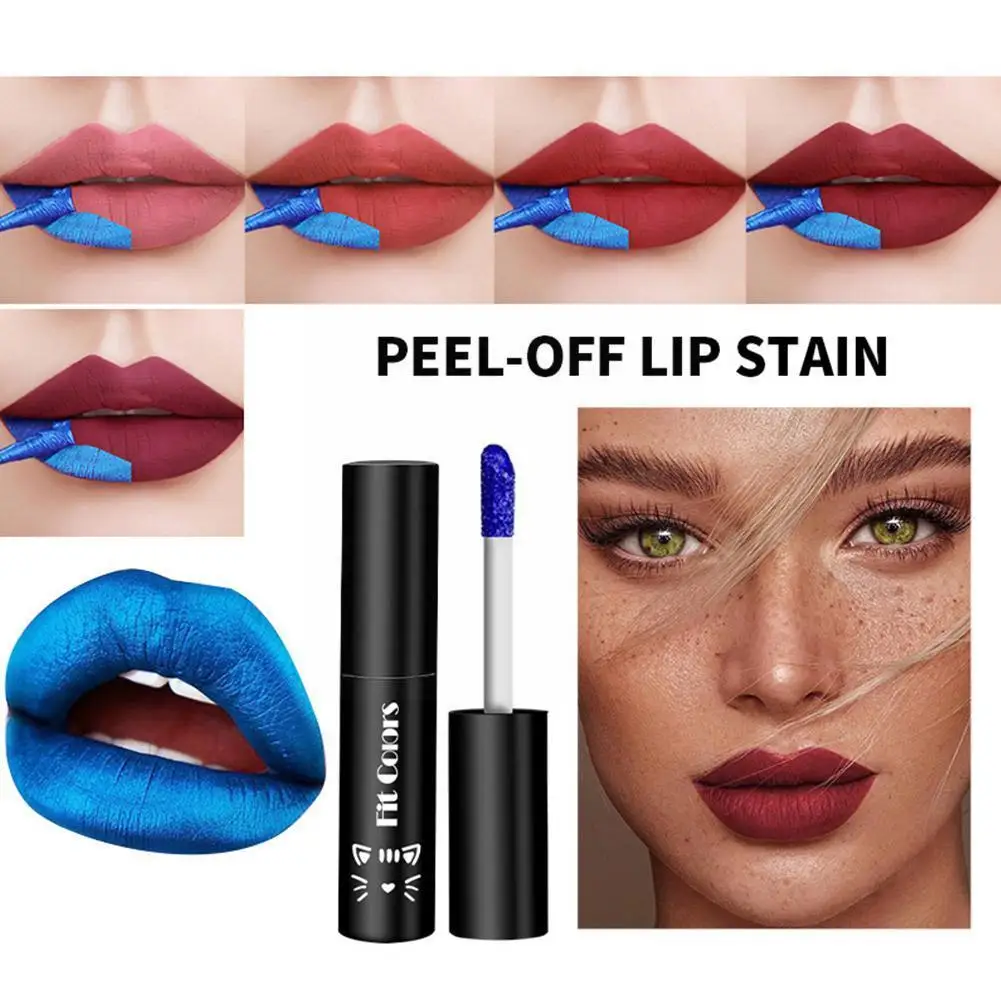 

Amazing 5 Colors Peel Off Liquid Lipstick Waterproof Lip Lip Lip Tattoo Makeup Tint Lasting Off Long Cosmetics Tear Gloss G W2R0