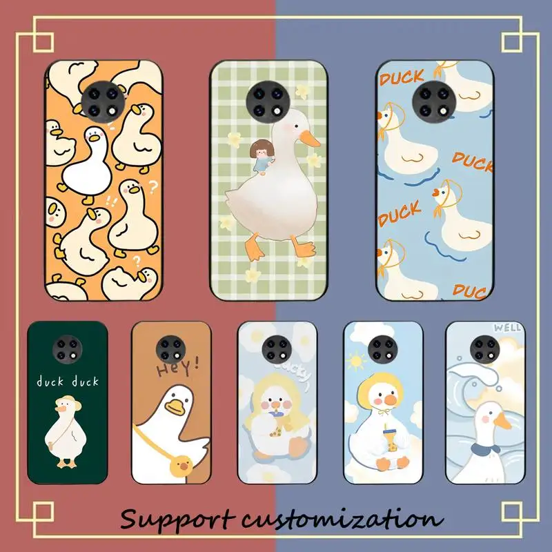 

Duck Phone Case for Redmi 5 6 7 8 9 A 5plus K20 4X S2 GO 6 K30 pro