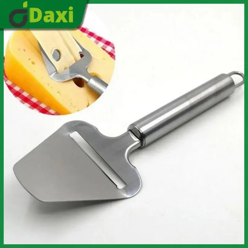 

2/4/6PCS Pizza Cake Shovel Cheese Slicer Cutter Durable Cheese Slicing Knife Silver Cheese Peeler Cooking Cheese Tools Portable