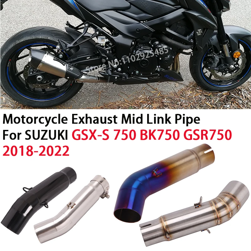 Глушитель выхлопной трубы для SUZUKI GSX-S 750 BK750 GSR750 GSXS750 GSX S750 2018 2020 2021 2020 2022