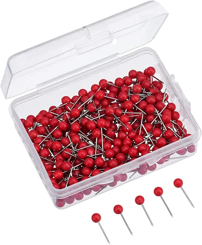 Канцелярские кнопки металлические 300 шт