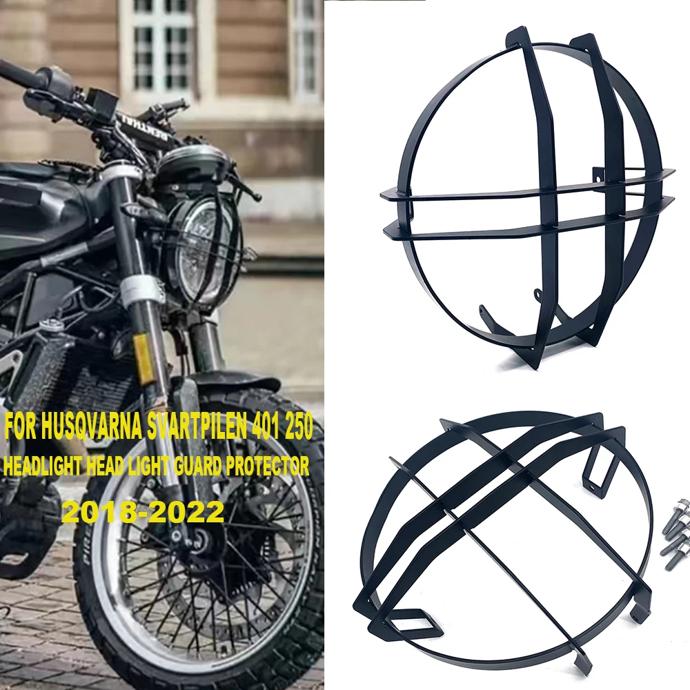 

Защита для передней фары Svartpilen 401 Vitpilen 401 Svartpilen 250 18-22 Защитная крышка Husky # B289