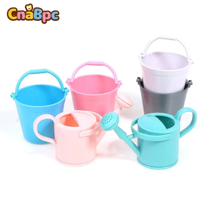 

2/4/6pcs 1/12 Dollhouse Garden Vegetable Flower Watering Can Bucket Sprinkler For Dollhouse Home Garden Miniature Furniture Toys