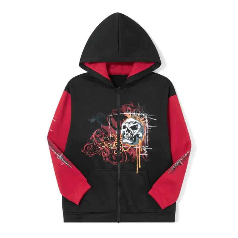 

Женская толстовка с капюшоном, с длинным рукавом, на молнии